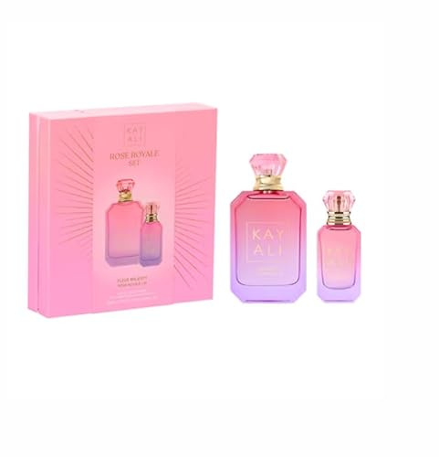 KAYALI Rose Royale Set – Eau de Parfum 50 ml + 10 ml – Eleganter Rosenduft – Unisex Parfum-Set