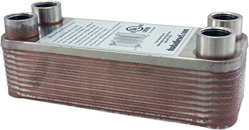 Placa de acero inoxidable, intercambiadores soldados en cobre, elegir tamaño y placas
