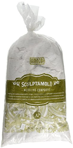 American Art Clay SCULPTAMOLD 3 LB. Bag (One Pack)
