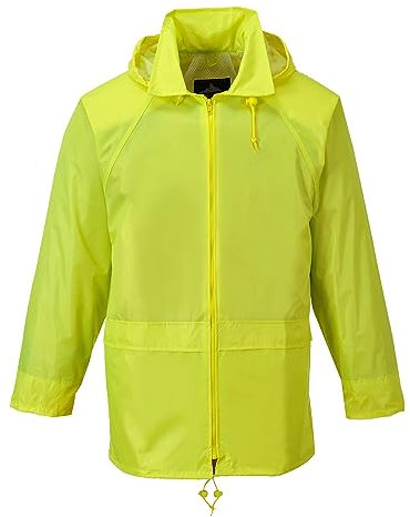 Portwest S440 Giacca Impermeabile Classica Leggera da Uomo Giallo, XXXL
