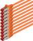 10m - naranja - 10 piezas - CAT.6 Ethernet LAN cable de red SET 1000 Mbit/s Patchkabel CAT.6 S-FTP PIMF compatible con CAT5 CAT6a CAT7 CAT8