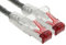 1aTTack.de - 1x 30m câble patch CAT6 S/FTP PIMF blindage CAT.6 câble réseau RJ45 câble Ethernet DSL LAN routeur commutateur modem panneau de brassage - transparent - 1 pièce