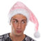 Marco Porta Nikolausmütze Erwachsene Plüsch Weihnachtsmannmütze Plüschmütze Xmas Santa Weihnachten (Rosa)