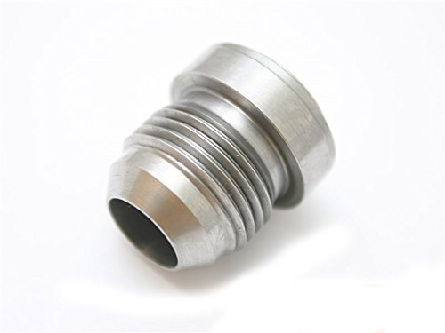 Autobahn88 Raccordo maschio a saldare svasato in acciaio - AN6 (argento)