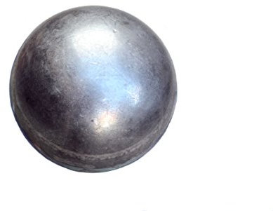 UHRIG Eisen Hohlkugel - Hohle Stahlkugel Ø 40 mm - dickwandige Metallkugel, z.B. für Zaunpfosten, Geländer, Gartentor UVM.