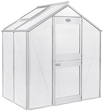 Beckmann Gewächshaus Modell U3 200 x 134 cm Alu Natur
