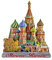 Moskau Russland 3D Kühlschrankmagnet Touristische Souvenirs Holz Magnetische Aufkleber Kühlschrankmagnet Home & Kitchen Dekoration aus China