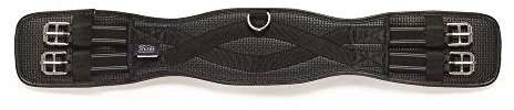 Shires Dressur-Gurt, scheuernd, elastisch, Reiter, Schwarz , 24