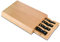 Arcos Juego de Cuchillos Forjados (4 Piezas) - Acero Inoxidable NITRUM, Corte Preciso, Mango Ergonómico POM Negro, Incluye Cuchillo Chef, Pan, Pelar y Cocina - Serie Manhattan, Negro