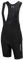 Airtracks Herren Fahrradhose Kurz Trägerhose Radhose mit Trägern Pro BIB Kurze Radlerhose 3D Coolmax Gepolstert Atmungsaktiv Reflektoren S M L XL XXL 3XL 4XL - Schwarz M