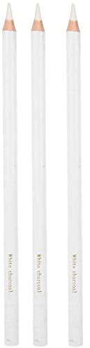 3Pcs Weißer Highlight Malstift, Sketch Markieren Sie Sketch Pencil Painting zum Zeichnen, Skizzieren, Schattieren