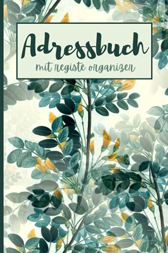 Adressbuch : Adressbuch mit registe organizer: Telefon mit A-Z Register | Telefon und Adressbuch klein | Kontaktbuch mit Telefonregister | Adressbuch und Telefon mit A-Z Register