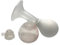 2 in 1 Compact Express Breast Pump + 90ml Silicone Storage Baby Bottle and Hygienic Sealing Cap for Breastfeeding & Milk Expression
