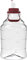 Browin 644320 Wine Carboy, Light Demijohn with a Handle, 20 L, PET-1, Red