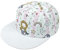 Malaxlx Meerjungfrau Weiß Baby Baseball Cap Sonnenhut UV Schutz Sommerhut Verstellbar Kinder Snapback Cap Baseballkappe Schirmmütze für 4-8 Jahren Mädchen Jungen