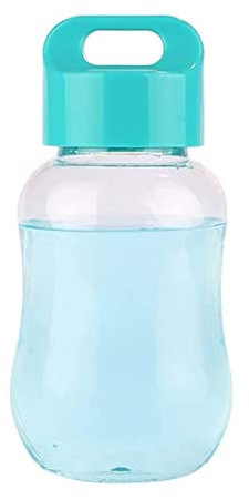 Botella Agua Botella de Agua Botella De Agua Colorida De Plástico Botellas De Agua Transparentes Portátiles Botella De Boca Ancha Garrafa Agua Botellas de Agua (Color : D, Size : 200ml)