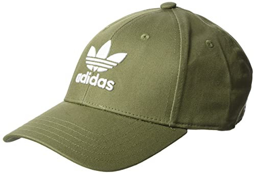 adidas Unisex Trefoil Baseball Cap, Focus Olive, OSFW