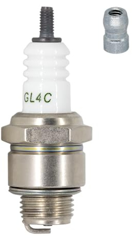 TORCH GL4C Candela d'accensione Sostituire per B4LM Candela d'accensione, per W9ECO Candela d'accensione, per 861 J19LM Candela d'accensione, per W14LM-U Candela d'accensione, OEM | per motore spazzaneve Ariens 21533400, per Champion RJ19LM (868) J19LM 861 Copper Plus, per candela Denso W14LM-U, OEM