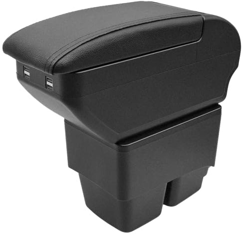KAERGK Auto Armlehnen für Ford Fiesta 2009-2017 Mittelarmlehne