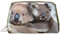 OGNOT Trousse de toilette Koala Bear - Organiseur de voyage pour homme et femme - En cuir léger - Petite trousse de maquillage, Koala, One Size