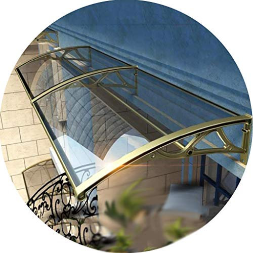 Door Canopy Awning, PC Polycarbonate Door Canopy,Door Canopy Awning Shelter Front Back Porch Canopy Outdoor,Window Door Canopy Patio Porch Awning Shelter Cover