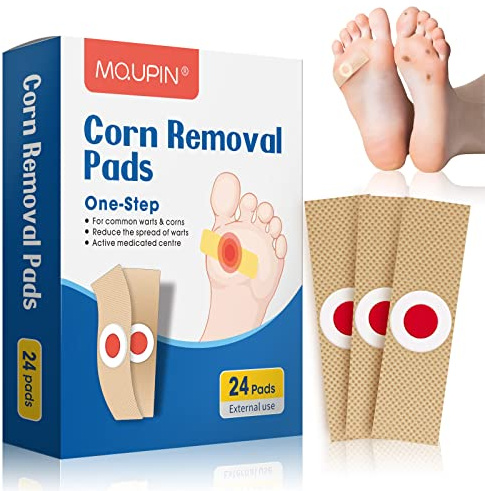 Majsborttagningsdynor, vårtborttagare, fotmajsborttagningslapp, 24 st majsborttagningsdynor, majsgips med hål för fötter, hand, tå för fotvård och majsborttagning plåster fotvård