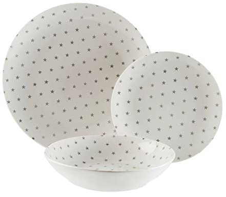 Versa Set de Vajilla Stary Porcelana 18 Piezas