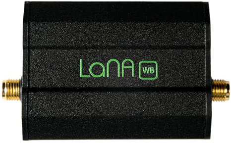 Nooelec Lana WB - Ultra-Low Noise Amplifier (LNA) Module for RF & Software Defined Radio (SDR) with Enclosure & Accessories. Wideband 300MHz-8000MHz Frequency Capability w/BiasTee & USB Power Options