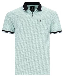 hajo Poloshirt mit 3D-Alloverdruck