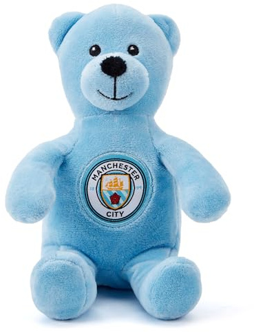 Man City FC Teddy Bear - 15 cm Officially Licensed Plush, Perfect Collectible Soft Toy for Manchester 'Citeh' Fans of All Ages