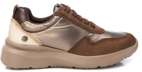 XTI - Zapatilla Mujer Taupe - Calzado Cómodo y Versátil - Moda Casual - Modelo 14335902 (Talla 38)