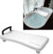 TANYEAR Tabla para bañera, asiento de bañera, asiento de bañera para personas mayores, soporta hasta 150 kg, para bañera, con mango negro, 70 cm × 31 cm