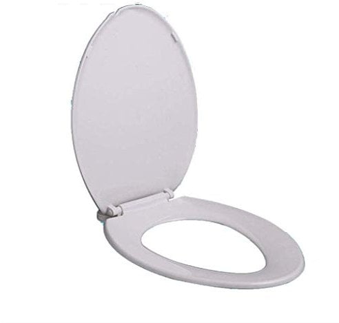 Toilet Seat V Shape Toilet Seat with Not Slow Down Antibacterial Bottom Mounted Thickened Toilet Lid
