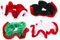 Gogogmee Haar-accessoire „weihnachts-scrunchie“ 4er-pack Elastische Haarseile Für Jungen Und Mädchen Und Erwachsene