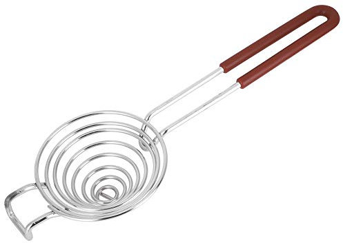 Egg Separator for Raw Eggs, 25.5cm Stainless Steel Egg Yolk White Filter Separator with Long Handle, Egg Separator for Quick Separation of Egg Whites and Yolks