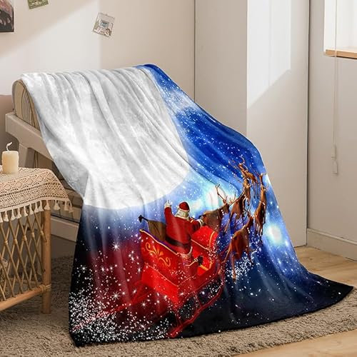 Kuscheldecke Mondblau Rot Decke Flanell Lammwolle Kuscheldecke Flauschig Fleecedecke Weich Decken Waschbar Felldecke Pflegeleicht Blanket Langlebig Sofadecke Flauschige 80x150cm