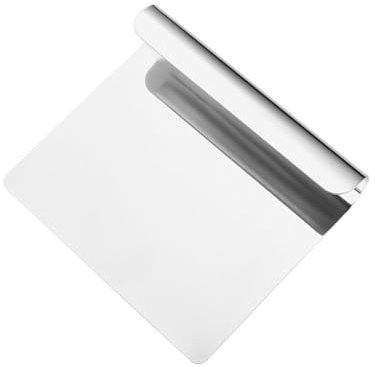 HZAOPZE 1 Stück VIELZWECK-KÜCHENHELFER aus304Edelstahl, 13x14.5 cm - Gemüseschaufel, Küchenspachtel, Kochschaufel