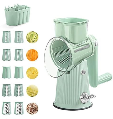 Le d Affaires 5 In 1 Gourmet Cheese Grater, 2025 NEW Le d'Affaires Cheese Grater, Le De Affaires, La d Affaires, Easy to Clean Kitchen Gadgets with Storage Box (green)