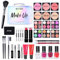 RoseFlower Schminkset Frauen, Professionelles Make-up-Set mit Lidschatten-Palette, Make-up-Pinsel, Lippenstift, Lipgloss, Eyeliner, Mascara, Rouge, Highlighter, Tragbare Reise Make-up-Geschenkset