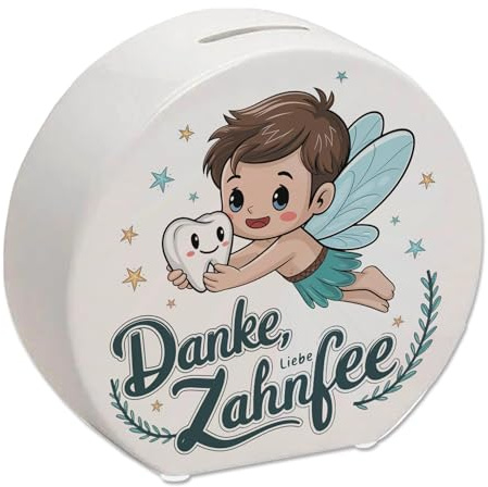 Zahnfee Spardose Danke, Liebe Zahnfee für Jungs Lustige Sparbüchse für kleine Zahnhelden