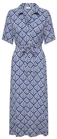 ONLY Damen Kleid | Normal geschnitten fit, 3/4 Arm, Midi, Casual, Bei max. 30 grad waschen