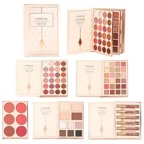 Augen Make Up und Lidschatten,48-Farben Highlighter mit langanhaltender Wirkung | Lidschatten Palette in Buchform für Reisen,Für Frauen Mädchen Alltag Party Berufliche Reisen Tägliches Tragen Besonder