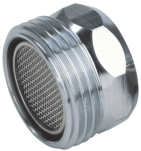 Gardena Bubble-Jet Threaded Adapter: Practical Adapter for Connecting The Garden Hose to a tap with Pearl Beam Head, M22 x 1 Inner and 26.5 mm (G 3/4 inch) - External Thread (2906-20)