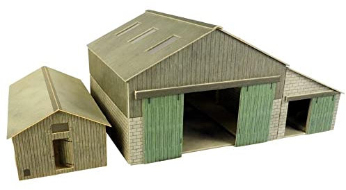 Metcalfe Po252 Oo Gauge Card Kit - Manor Farm Buildings (Cow Shed)