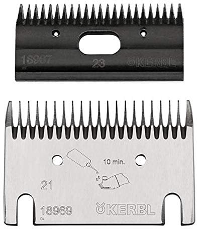Kerbl 18960 Schermesser-Set Kerbl Premium, Rind 21/23 Zähne