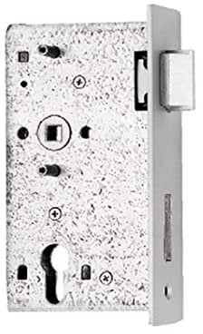 Alberts 412036 Ersatzschloss | verzinkt | für Schlosskasten 50 mm | Dornmaß 65 mm