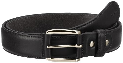 GANT Herren Plain Belt Gürtel, Grau (Black 5), 85 cm