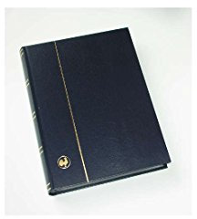 Goldhahn 60 weiße Seiten blau Einsteckbuch Einsteckalbum Briefmarkenalbum wattierter Einband