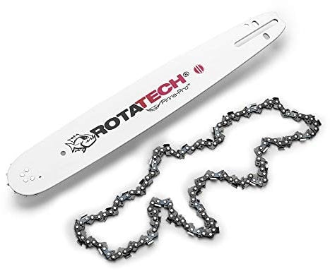 Barra di guida per motosega Rotatech da 38,1 cm, per Husqvarna 133, 136, 137, 140, 141, 142, 154, 234, 235, 238, 240, 242, 246, 254, 257, 261, 340, 345 & 346