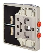RIEGLER 106675-W 4 Ventilscheibe HDM, Anschl.4mm, 2x3/2 NO mono oder 5/3 Mitte bel., 1Stk